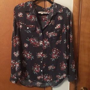 LOFT Floral blouse